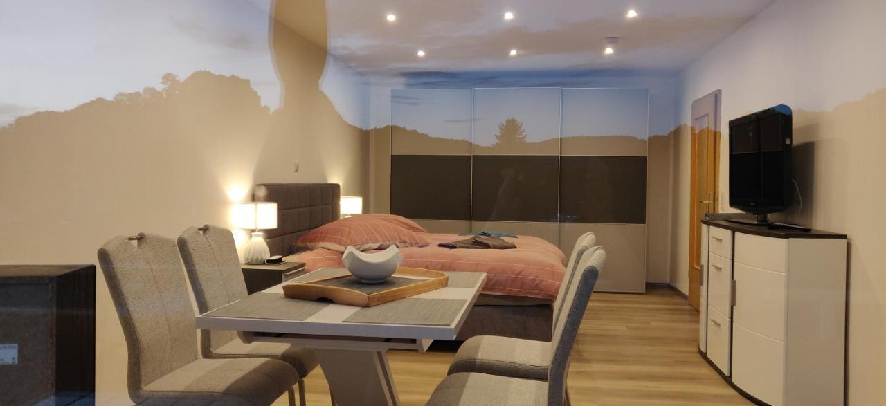 Appartement Schoenblick Stadtteil Bad Muenster Am Stein Ebernburg Bad Kreuznach Esterno foto